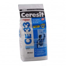 Затирка Ceresit CE 33 super белая, 2кг (шов 1-5мм)